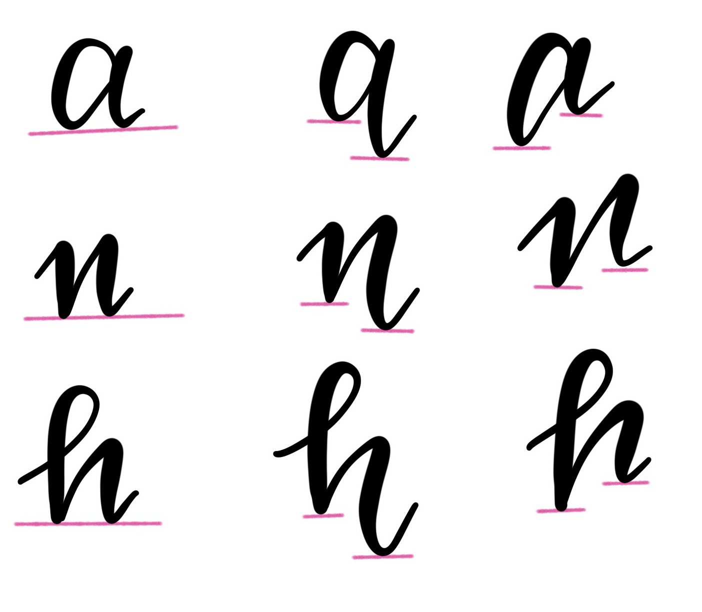 Tanzende Buchstaben