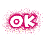 ok - pink stippling