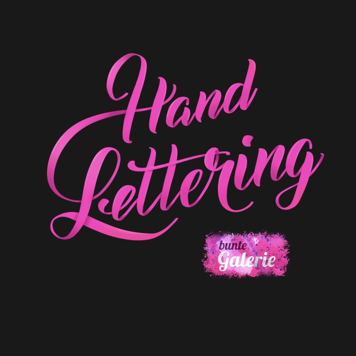 hand-lettering | Bunte Galerie hand-lettering | Bunte Galerie