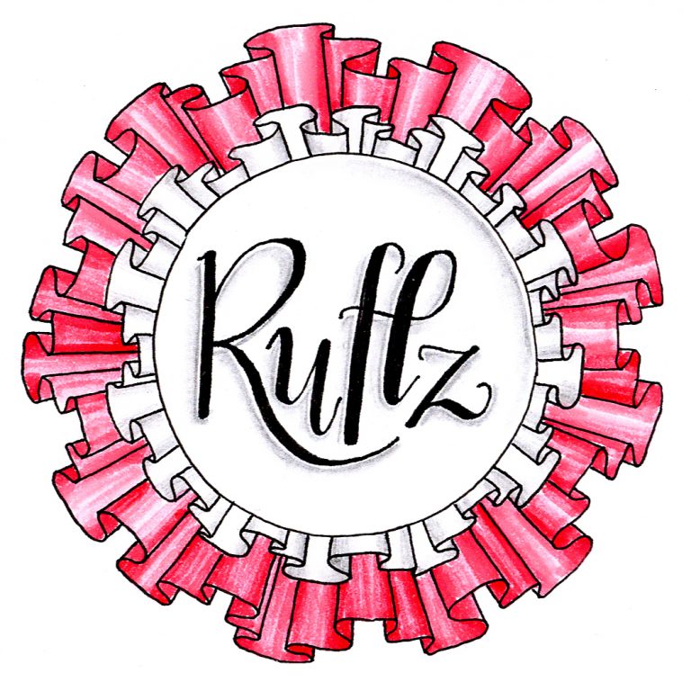 Kranz aus dem Zentangle Muster Ruflz