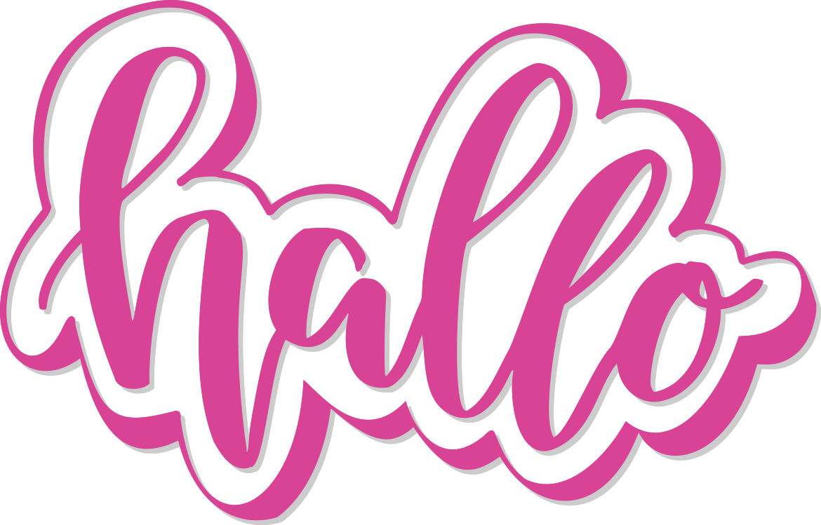 hallo hallo - Hand Lettering Bunte Galerie
