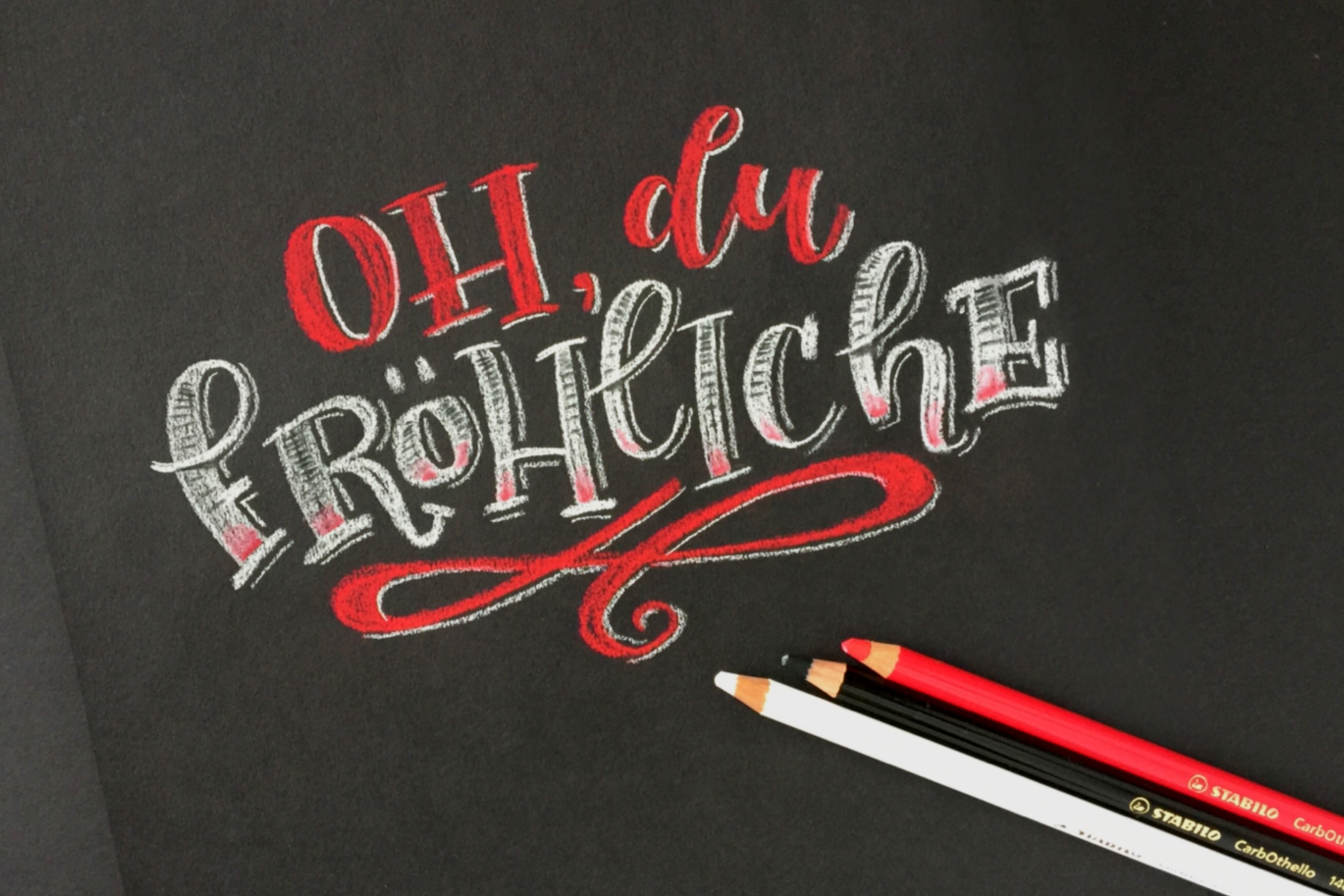 oh du fröhliche - Handlettering oh du fröhliche - Handlettering