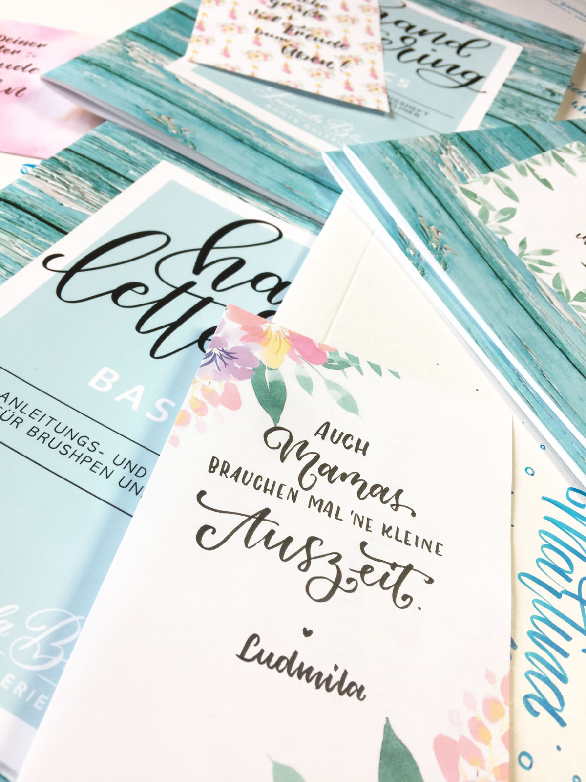 Floral Notizzettel