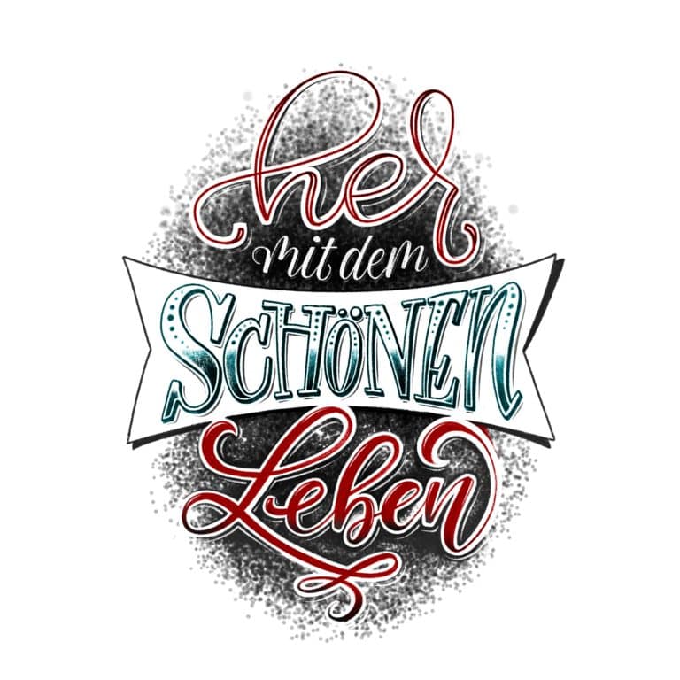 222+ Handlettering Sprüche Bunte Galerie
