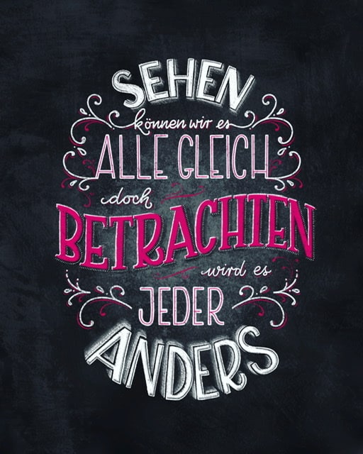 222 Handlettering Spruche Bunte Galerie