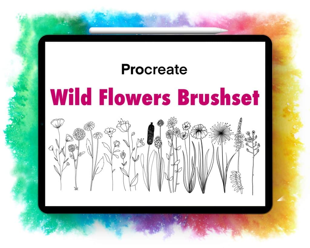 Procreate Brushset Flowers