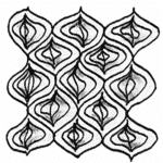 Zentangle Muster Lantern-Pho